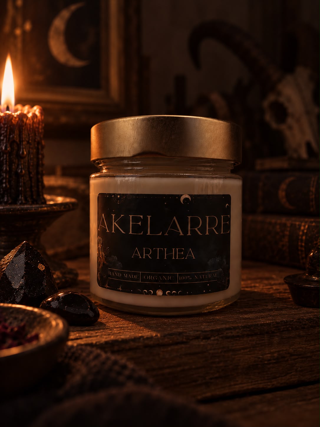 Vela aromática halloween