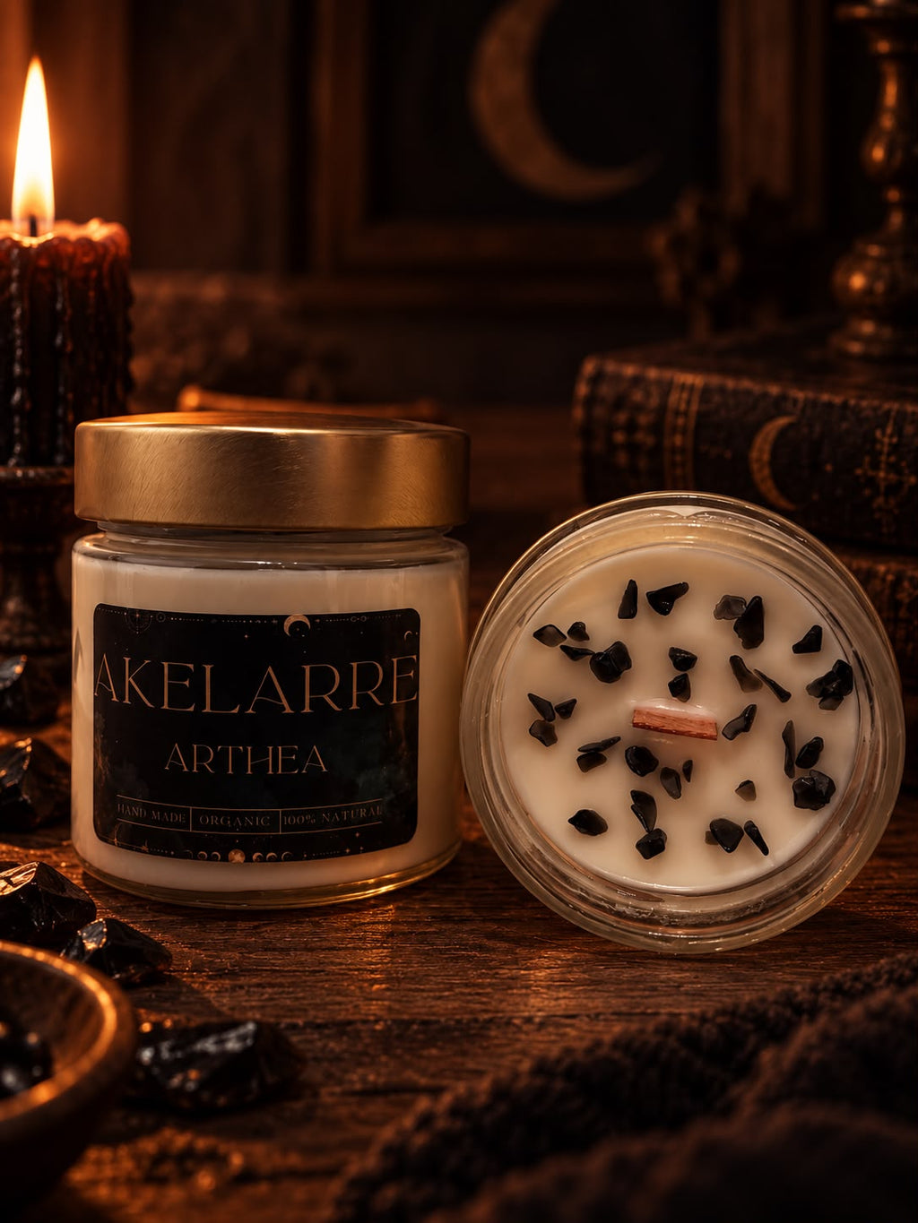 vela aromática halloween